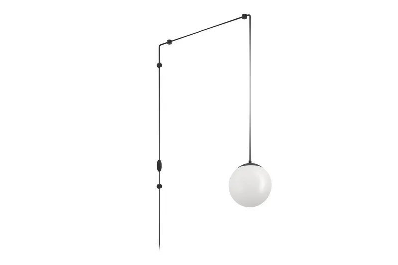 Pendellampe Eglo Rondo 3, Hvid/Sort
