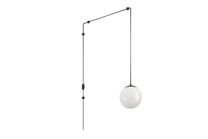 Pendellampe Eglo Rondo 3, Hvid/Sort