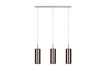 Pendellampe Eglo Selvino med 3 Lyskilder Nickel-Matt Kobberfarvet