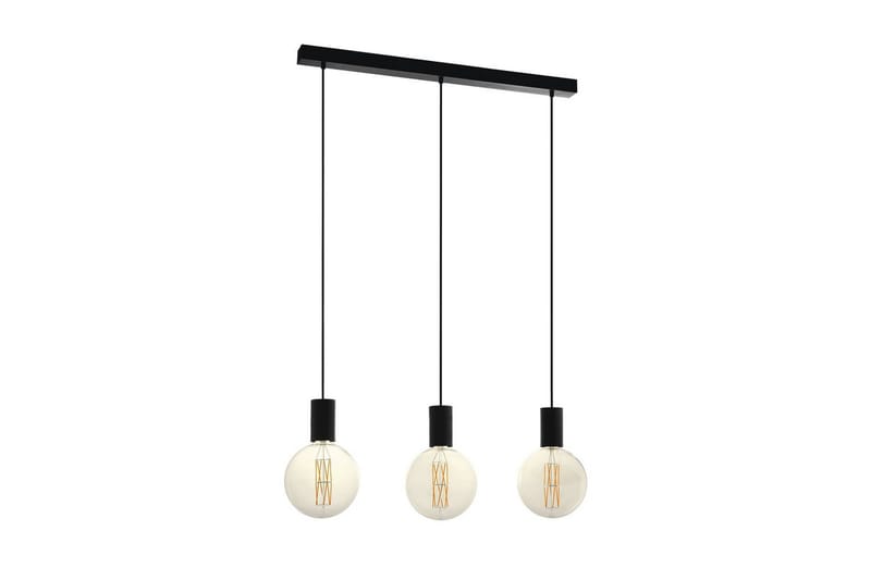 Pendellampe Eglo Pozueta med 3 Lampor - Sort - Belysning - Lamper & indendørsbelysning - Loftlampe - Pendellamper & hængelamper