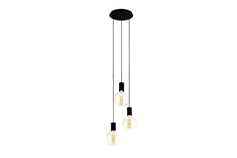 Pendellampe Eglo Pozueta Rund - Sort - Belysning - Lamper & indendørsbelysning - Loftlampe - Pendellamper & hængelamper