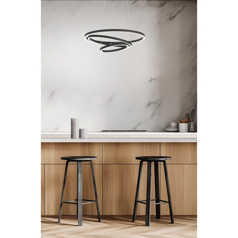 Pendellampe Lobinero - Sort Hvid - Belysning - Lamper & indendørsbelysning - Loftlampe - Pendellamper & hængelamper