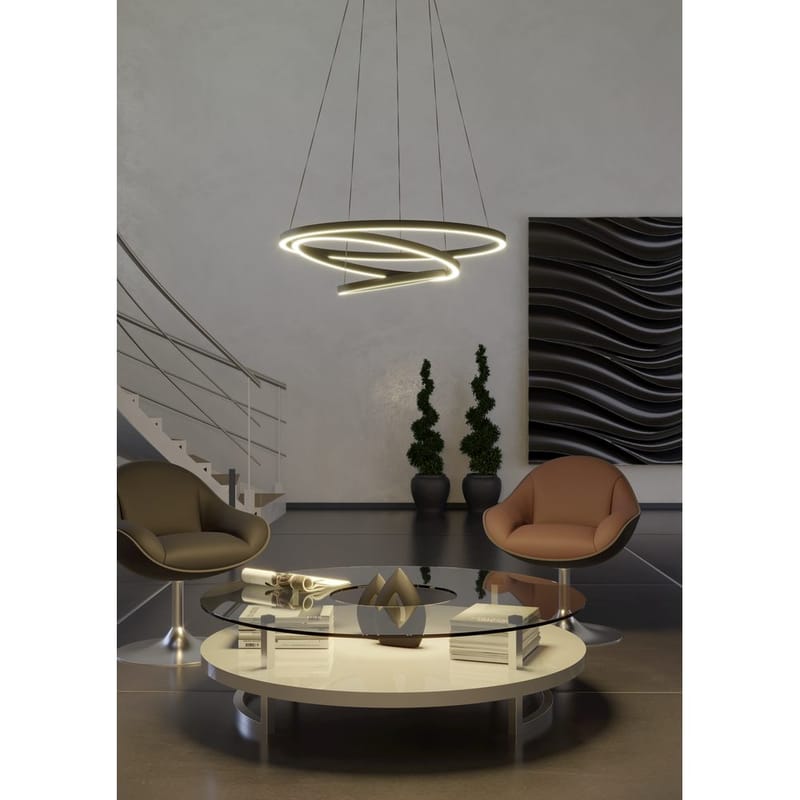 Pendellampe Lobinero - Sort Hvid - Belysning - Lamper & indendørsbelysning - Loftlampe - Pendellamper & hængelamper