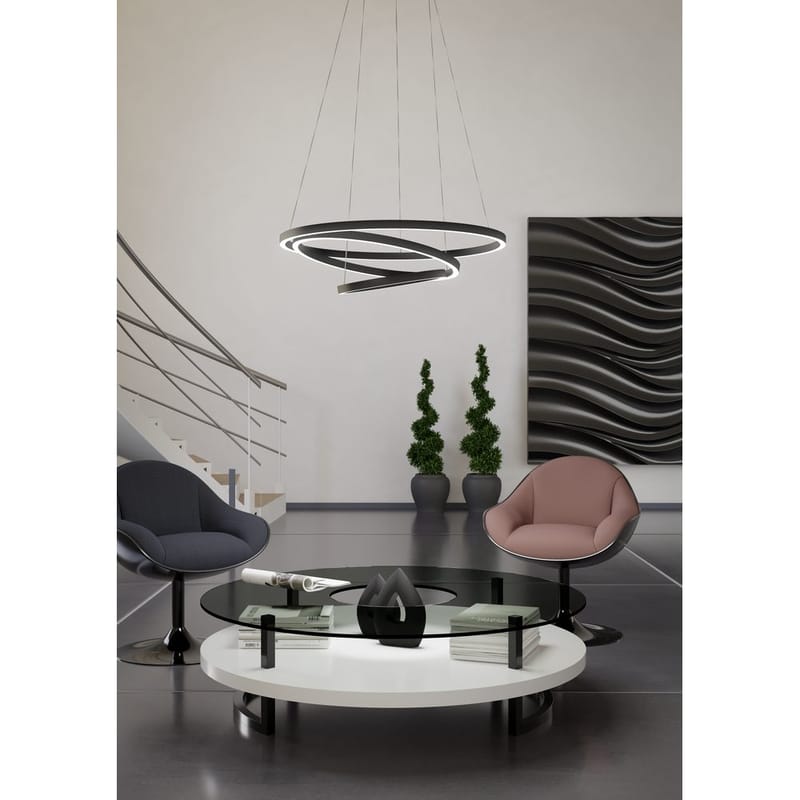 Pendellampe Lobinero - Sort Hvid - Belysning - Lamper & indendørsbelysning - Loftlampe - Pendellamper & hængelamper