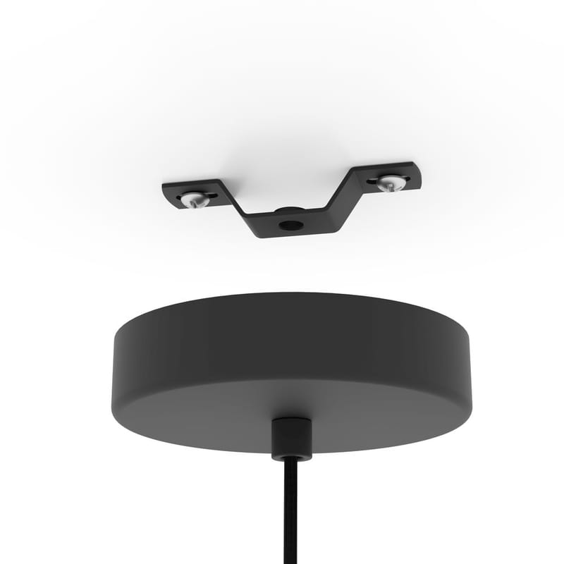 Pendellampe Pozueta - Sort, Brun - Belysning - Lamper & indendørsbelysning - Loftlampe - Pendellamper & hængelamper