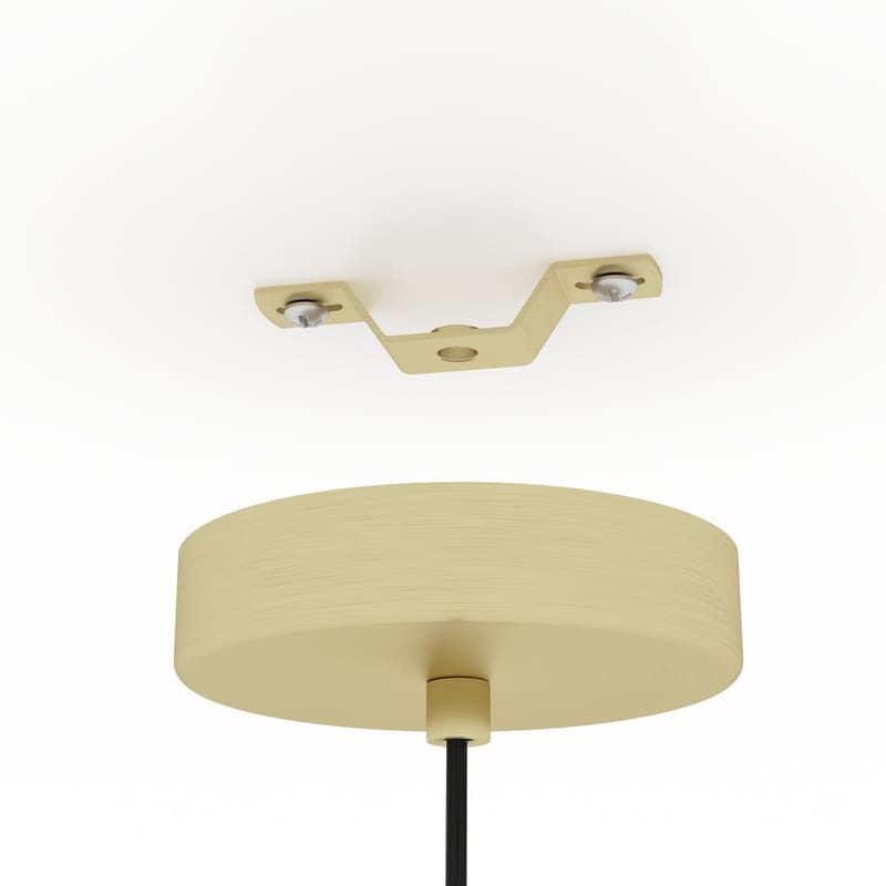 Pendellampe Pozueta - Messing-Børstet - Belysning - Lamper & indendørsbelysning - Loftlampe - Pendellamper & hængelamper