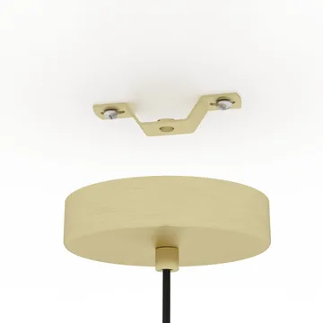 Pendellampe Pozueta - Messing-Børstet - Belysning - Lamper & indendørsbelysning - Loftlampe - Pendellamper & hængelamper