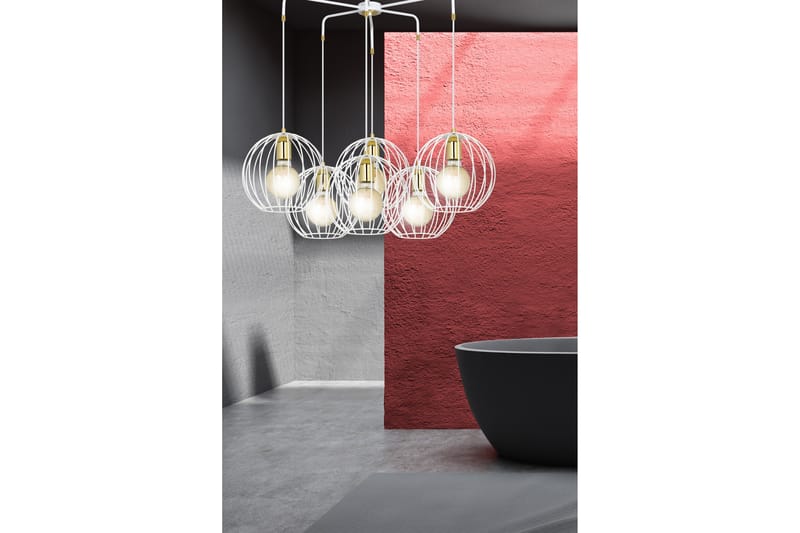 Albio 6 pendel Hvid - Scandinavian Choice - Loftlampe køkken - Vindueslampe hængende - Vindueslampe - Pendellamper & hængelamper - Soveværelse lampe - Stuelampe