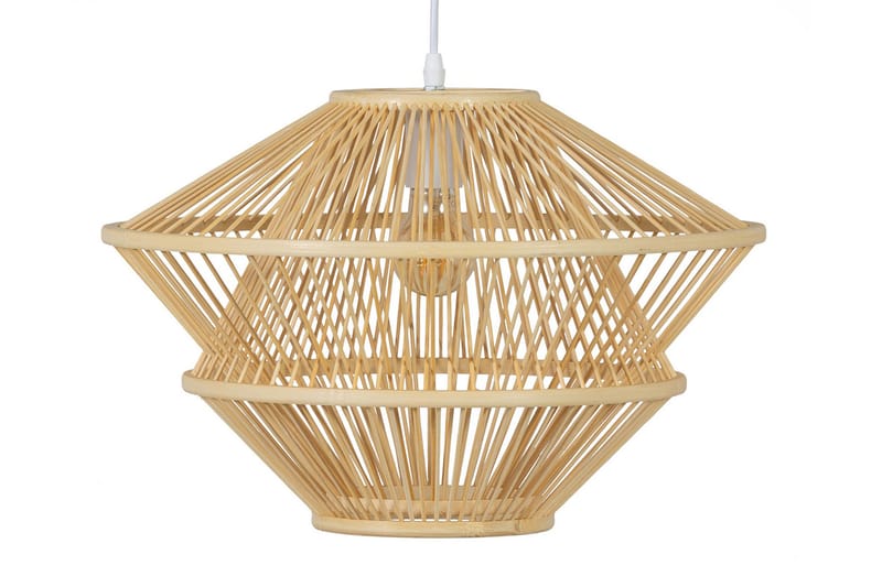 Bambukas Loftlampe - Natur - Vindueslampe hængende - Pendellamper & hængelamper - Stuelampe - Vindueslampe - Loftlampe køkken - Soveværelse lampe
