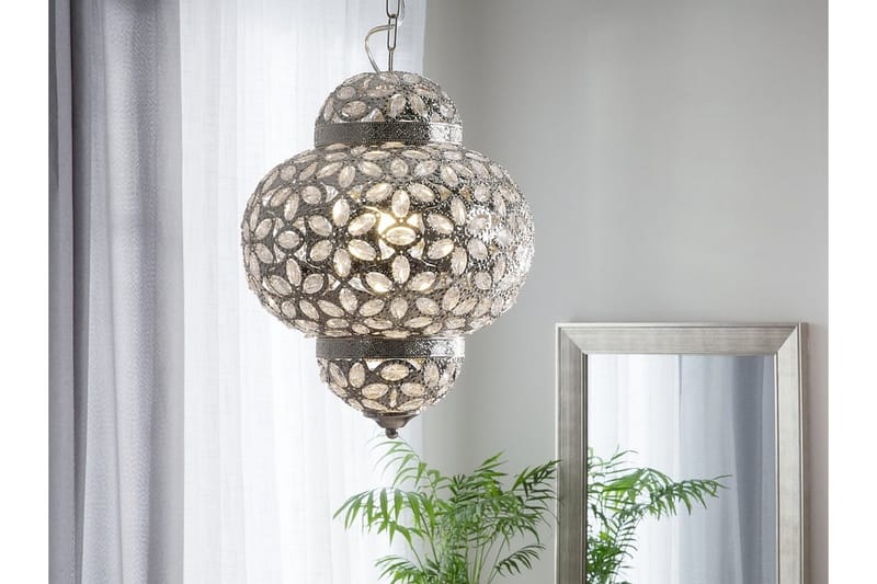 Bandama Loftlampe 30 cm - Sølv - Loftlampe køkken - Vindueslampe hængende - Vindueslampe - Pendellamper & hængelamper - Soveværelse lampe - Stuelampe