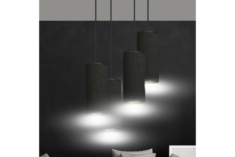 Bente 4 Premium pendel Sort - Scandinavian Choice - Loftlampe køkken - Vindueslampe hængende - Vindueslampe - Pendellamper & hængelamper - Soveværelse lampe - Stuelampe