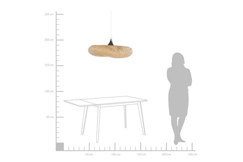 Boyne Loftlampe Lille - Bambus/Lysebrun - Belysning - Lamper & indendørsbelysning - Loftlampe - Pendellamper & hængelamper