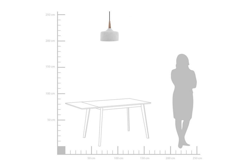 Burano Loftlampe 24 cm - Hvid - Belysning - Lamper & indendørsbelysning - Loftlampe - Pendellamper & hængelamper