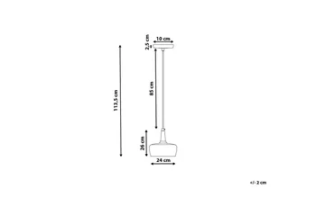 Burano Loftlampe 24 cm - Hvid - Belysning - Lamper & indendørsbelysning - Loftlampe - Pendellamper & hængelamper
