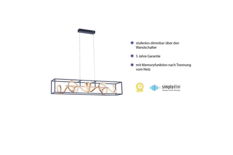 Ceibilla Plafond - Sort - Belysning - Lamper & indendørsbelysning - Loftlampe - Pendellamper & hængelamper