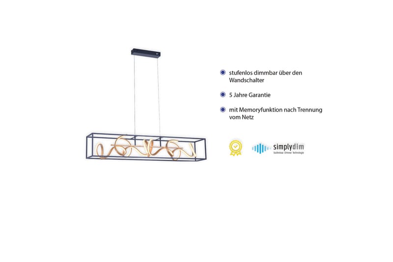 Ceibilla Plafond - Sort - Loftlampe køkken - Vindueslampe hængende - Vindueslampe - Pendellamper & hængelamper - Soveværelse lampe - Stuelampe