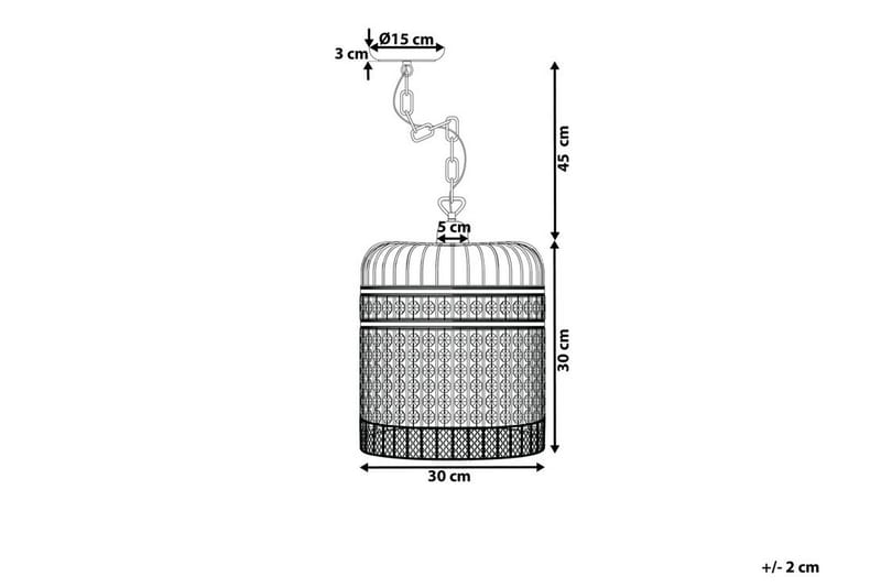 Celon Loftslampe 30 cm - Sort - Loftlampe køkken - Vindueslampe hængende - Vindueslampe - Pendellamper & hængelamper - Soveværelse lampe - Stuelampe