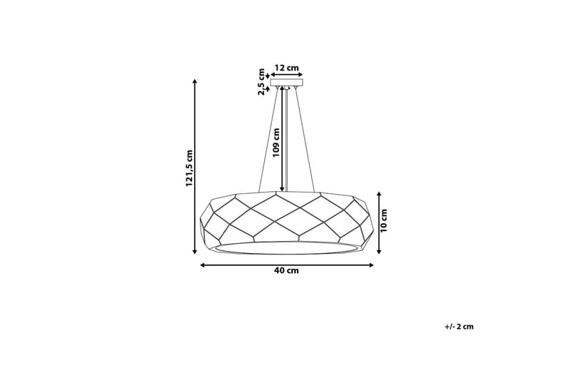 Cesano Loftslampe 40 cm - Sort - Loftlampe køkken - Vindueslampe hængende - Vindueslampe - Pendellamper & hængelamper - Soveværelse lampe - Stuelampe