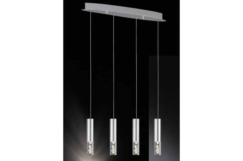 Charlsie Loftlampe 4L - Krom - Loftlampe køkken - Vindueslampe hængende - Vindueslampe - Pendellamper & hængelamper - Soveværelse lampe - Stuelampe