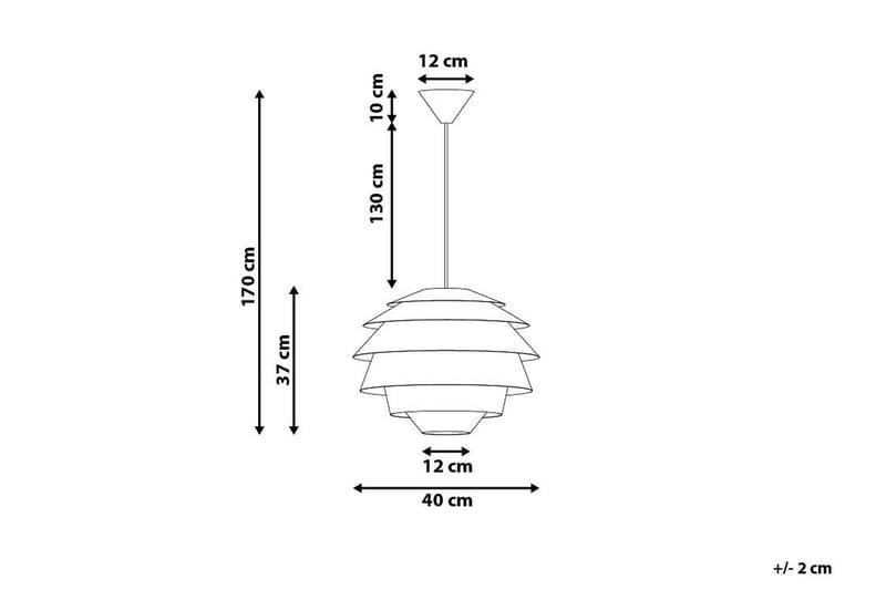 Congo loftslampe 40 cm - Hvid - Loftlampe køkken - Vindueslampe hængende - Vindueslampe - Pendellamper & hængelamper - Soveværelse lampe - Stuelampe