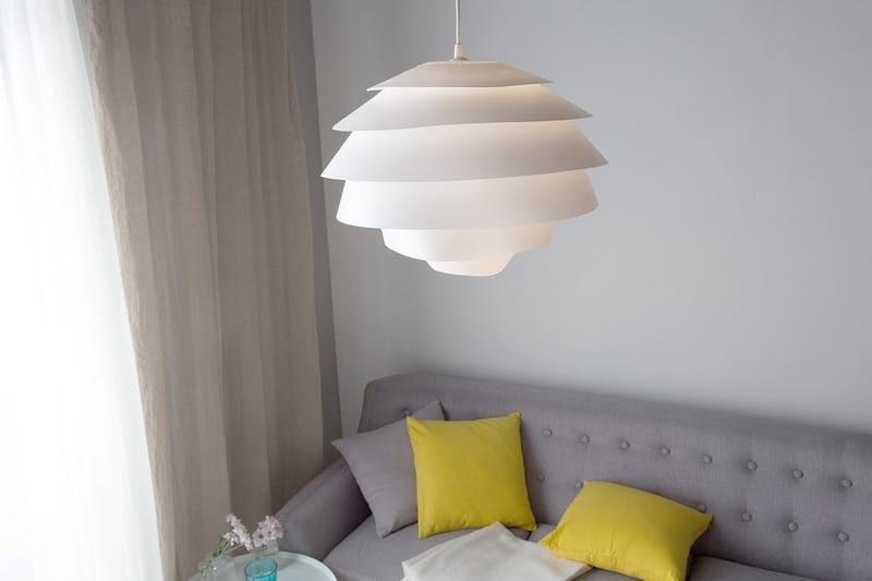 Congo loftslampe 40 cm - Hvid - Loftlampe køkken - Vindueslampe hængende - Vindueslampe - Pendellamper & hængelamper - Soveværelse lampe - Stuelampe