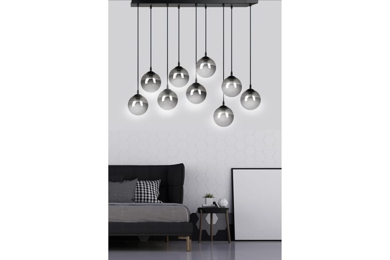 Cosmo 9 pendel Grafit - Scandinavian Choice - Loftlampe køkken - Vindueslampe hængende - Vindueslampe - Pendellamper & hængelamper - Soveværelse lampe - Stuelampe