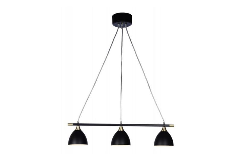 Cottex Lexi Taglampe - Sort/Børstet Messing - Loftlampe køkken - Vindueslampe hængende - Vindueslampe - Pendellamper & hængelamper - Soveværelse lampe - Stuelampe