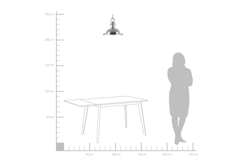 Ebron loftslampe 38 cm - Sølv - Belysning - Lamper & indendørsbelysning - Loftlampe - Pendellamper & hængelamper