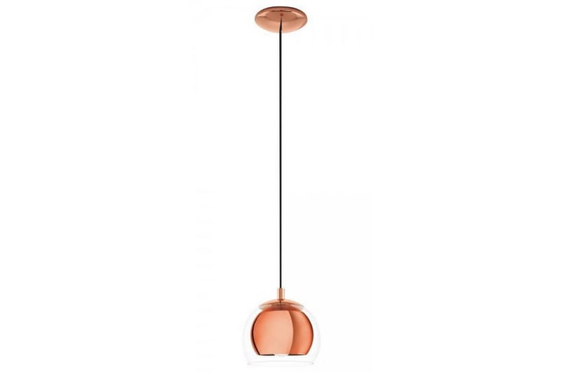 Eglo Loftlampe - Kobber/Klar/Glas - Vindueslampe hængende - Pendellamper & hængelamper - Stuelampe - Vindueslampe - Loftlampe køkken - Soveværelse lampe