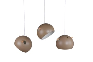 Erulv pendellampe dæmpbar LED stor - Brun - Belysning - Lamper & indendørsbelysning - Loftlampe - Pendellamper & hængelamper