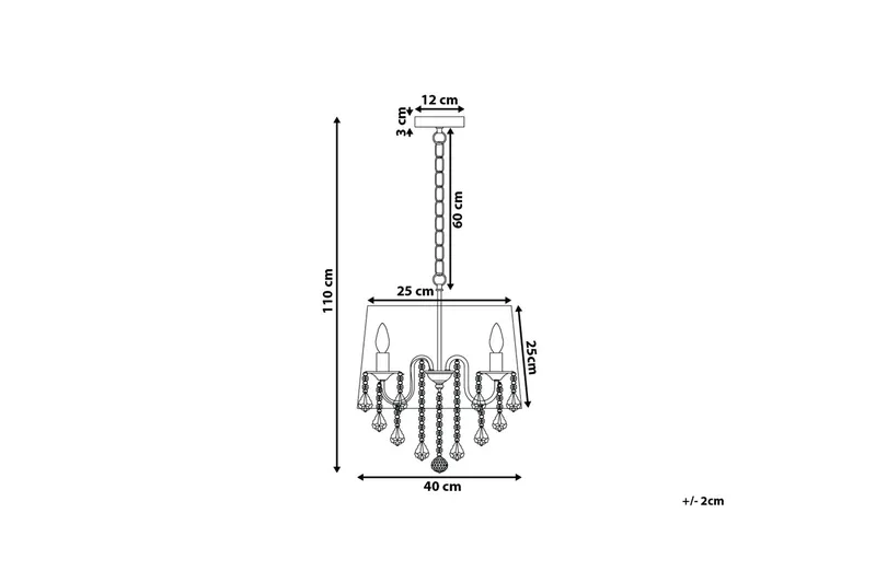 Evans loftslampe 40 cm - Hvid - Belysning - Lamper & indendørsbelysning - Loftlampe - Pendellamper & hængelamper