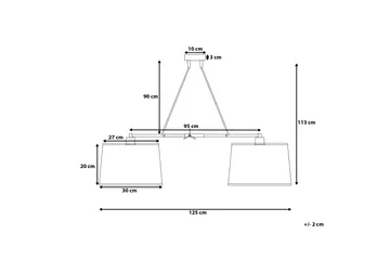 Fucino Loftslampe 30 cm - Hvid - Belysning - Lamper & indendørsbelysning - Loftlampe - Pendellamper & hængelamper