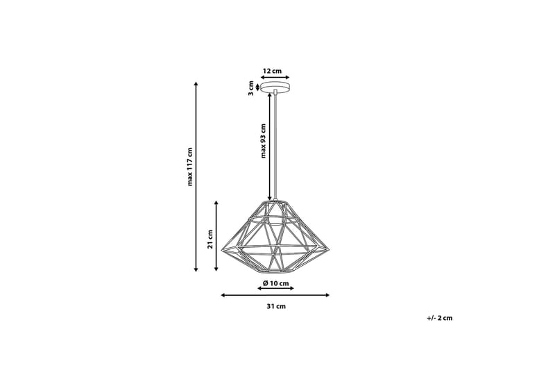 Guam loftslampe 31 cm - Kobber - Loftlampe køkken - Vindueslampe hængende - Vindueslampe - Pendellamper & hængelamper - Soveværelse lampe - Stuelampe