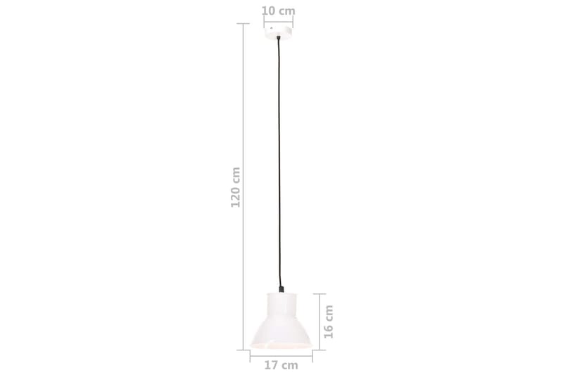 Hængelampe 25 W Rund 17 cm E27 Hvid - Loftlampe køkken - Vindueslampe hængende - Vindueslampe - Pendellamper & hængelamper - Soveværelse lampe - Stuelampe