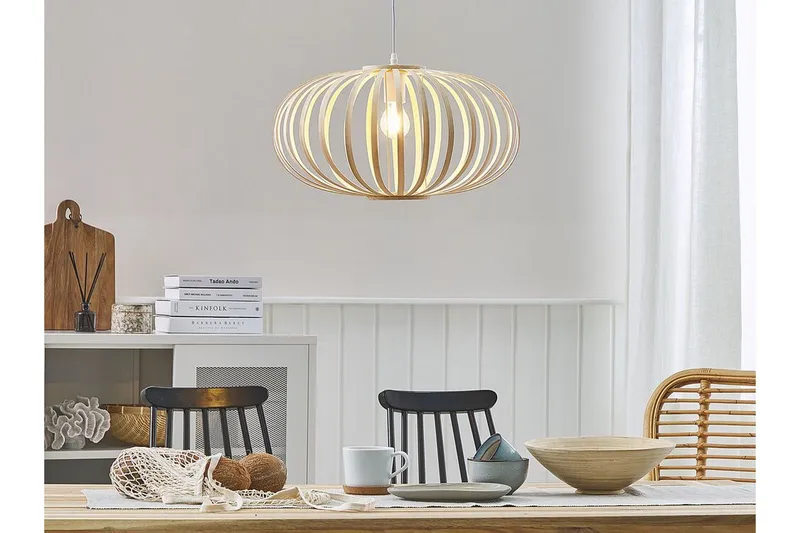 Havelen Loftlampe Oval - Bambus/Lysebrun - Belysning - Lamper & indendørsbelysning - Loftlampe - Pendellamper & hængelamper