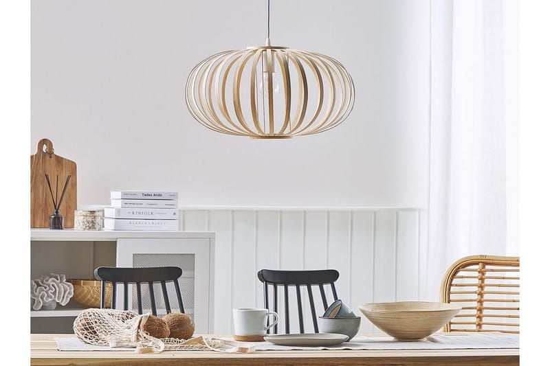 Havelen Loftlampe Oval - Bambus/Lysebrun - Belysning - Lamper & indendørsbelysning - Loftlampe - Pendellamper & hængelamper