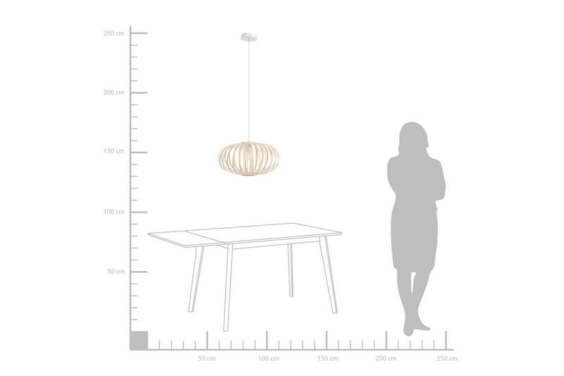 Havelen Loftlampe Oval - Bambus/Lysebrun - Belysning - Lamper & indendørsbelysning - Loftlampe - Pendellamper & hængelamper