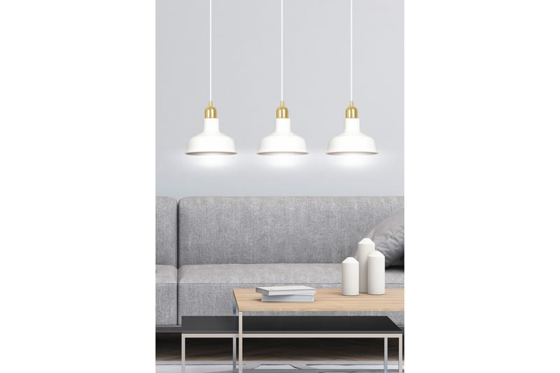 Ibor 3 pendel Hvid - Scandinavian Choice - Loftlampe køkken - Vindueslampe hængende - Vindueslampe - Pendellamper & hængelamper - Soveværelse lampe - Stuelampe