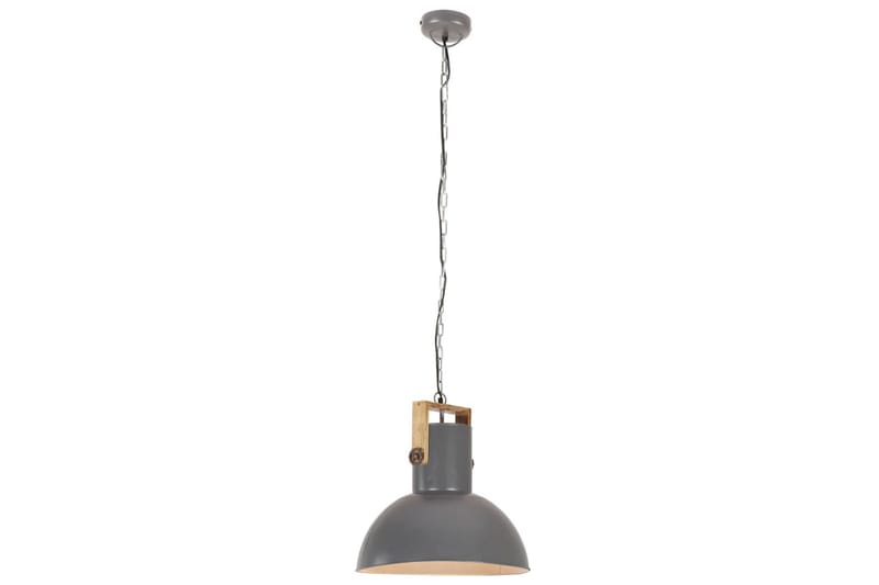 Industriel hængelampe 25 w rund 52 cm e27 mangotræ grå - Grå - Loftlampe køkken - Vindueslampe hængende - Vindueslampe - Pendellamper & hængelamper - Soveværelse lampe - Stuelampe