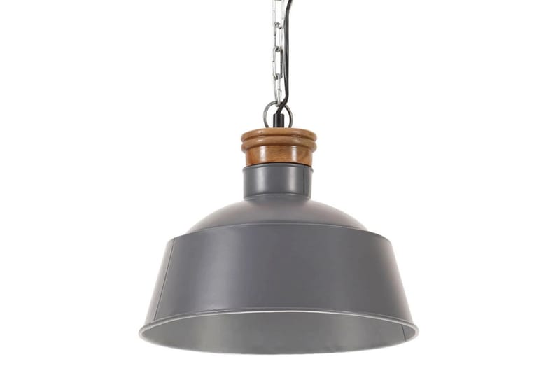 Industriel Hængelampe 32 cm E27 Grå - Grå - Loftlampe køkken - Vindueslampe hængende - Vindueslampe - Pendellamper & hængelamper - Soveværelse lampe - Stuelampe