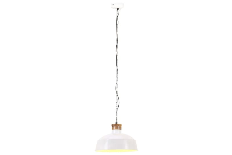 Industriel Hængelampe 42 cm E27 Hvid - Hvid - Loftlampe køkken - Vindueslampe hængende - Vindueslampe - Pendellamper & hængelamper - Soveværelse lampe - Stuelampe