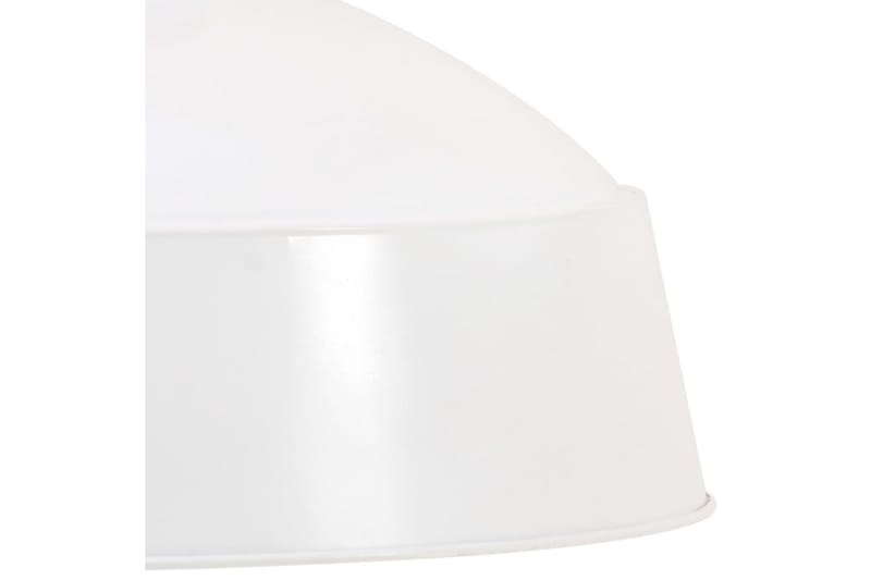 Industriel Hængelampe 42 cm E27 Hvid - Hvid - Loftlampe køkken - Vindueslampe hængende - Vindueslampe - Pendellamper & hængelamper - Soveværelse lampe - Stuelampe