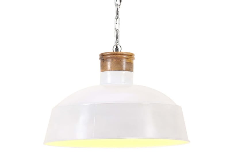 Industriel Hængelampe 58 cm E27 Hvid - Hvid - Loftlampe køkken - Vindueslampe hængende - Vindueslampe - Pendellamper & hængelamper - Soveværelse lampe - Stuelampe