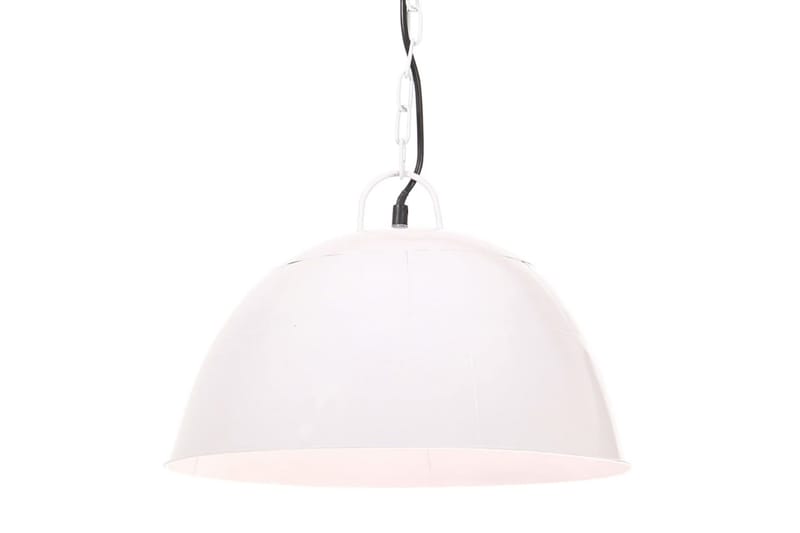 Industriel Vintage Hængelampe 25 W Rund 41 cm E27 Hvid - Vindueslampe hængende - Pendellamper & hængelamper - Stuelampe - Vindueslampe - Loftlampe køkken - Soveværelse lampe