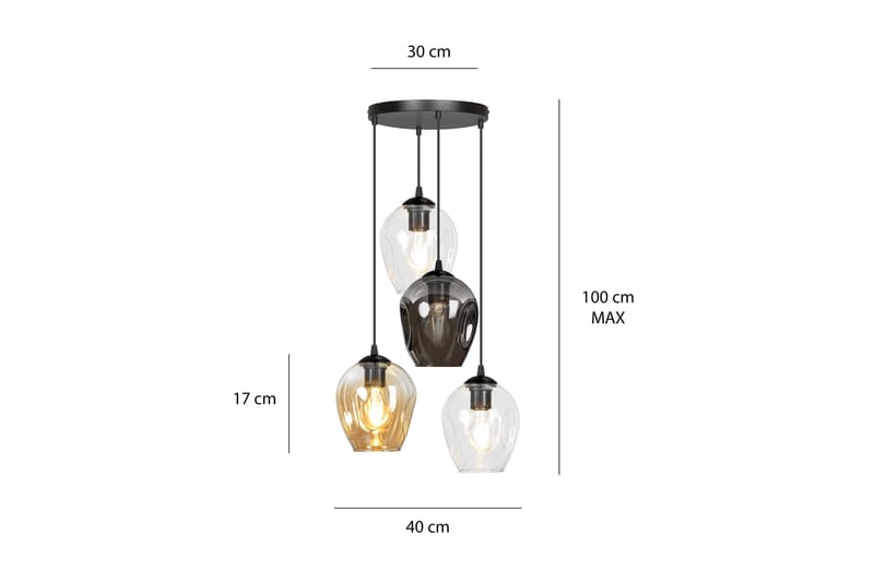 Istar 4 Premium Mix pendel - Scandinavian Choice - Loftlampe køkken - Vindueslampe hængende - Vindueslampe - Pendellamper & hængelamper - Soveværelse lampe - Stuelampe