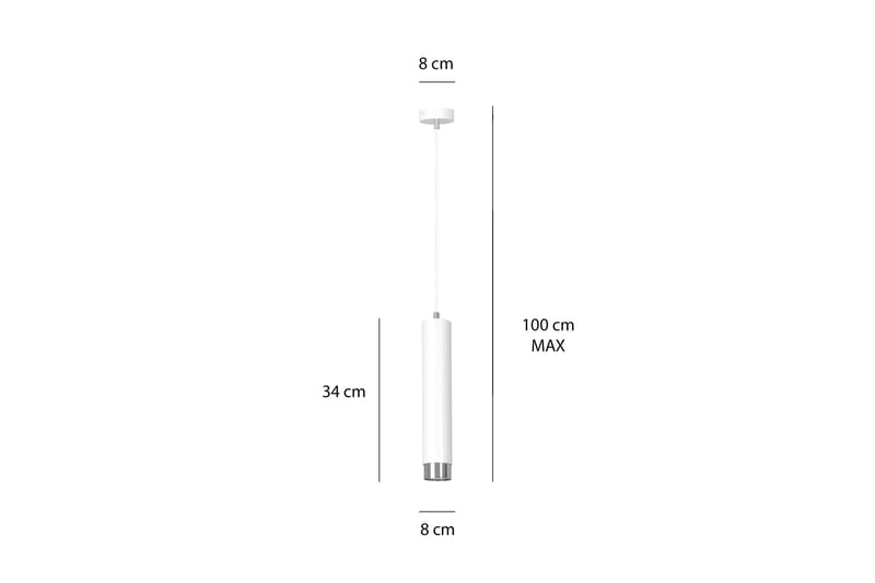 Kibo 1 pendel Hvid - Scandinavian Choice - Loftlampe køkken - Vindueslampe hængende - Vindueslampe - Pendellamper & hængelamper - Soveværelse lampe - Stuelampe