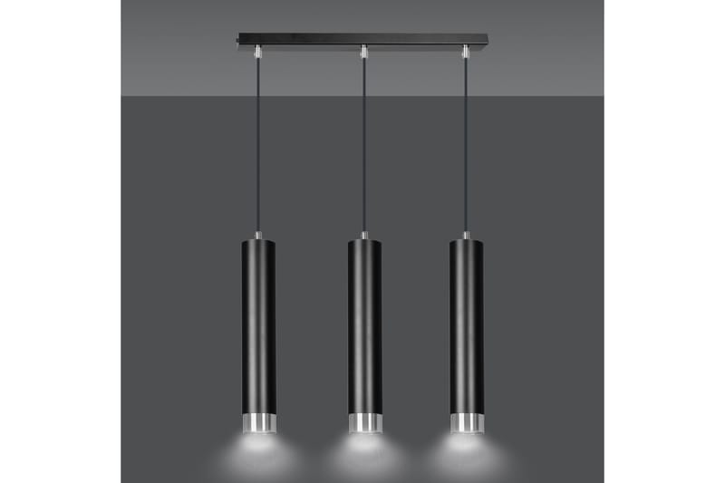 Kibo 3 pendel Sort - Scandinavian Choice - Loftlampe køkken - Vindueslampe hængende - Vindueslampe - Pendellamper & hængelamper - Soveværelse lampe - Stuelampe