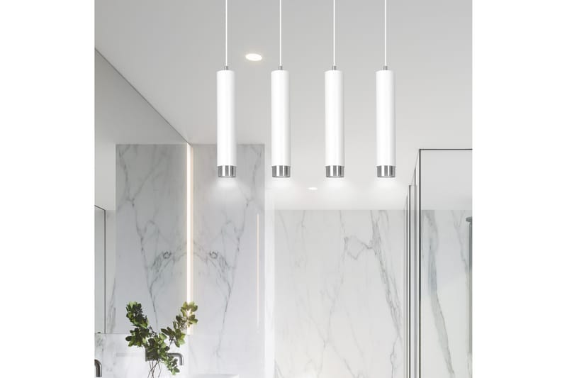 Kibo 4 pendel Hvid - Scandinavian Choice - Loftlampe køkken - Vindueslampe hængende - Vindueslampe - Pendellamper & hængelamper - Soveværelse lampe - Stuelampe