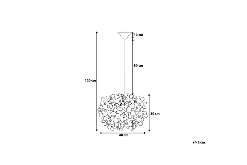 Lamone Loftslampe 40 cm - Hvid - Loftlampe køkken - Vindueslampe hængende - Vindueslampe - Pendellamper & hængelamper - Soveværelse lampe - Stuelampe