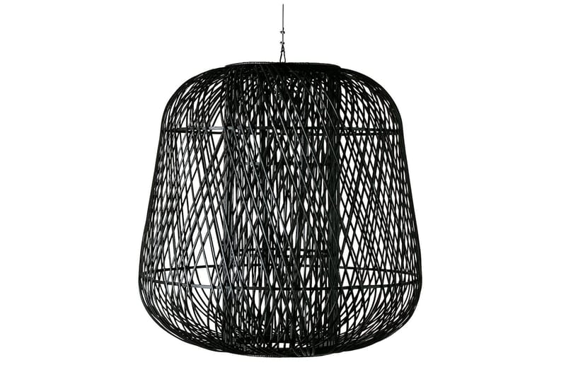 Lashawn Pendel 100x100 cm - Bambus / sort - Vindueslampe hængende - Pendellamper & hængelamper - Stuelampe - Netlampe - Vindueslampe - Loftlampe køkken - Soveværelse lampe